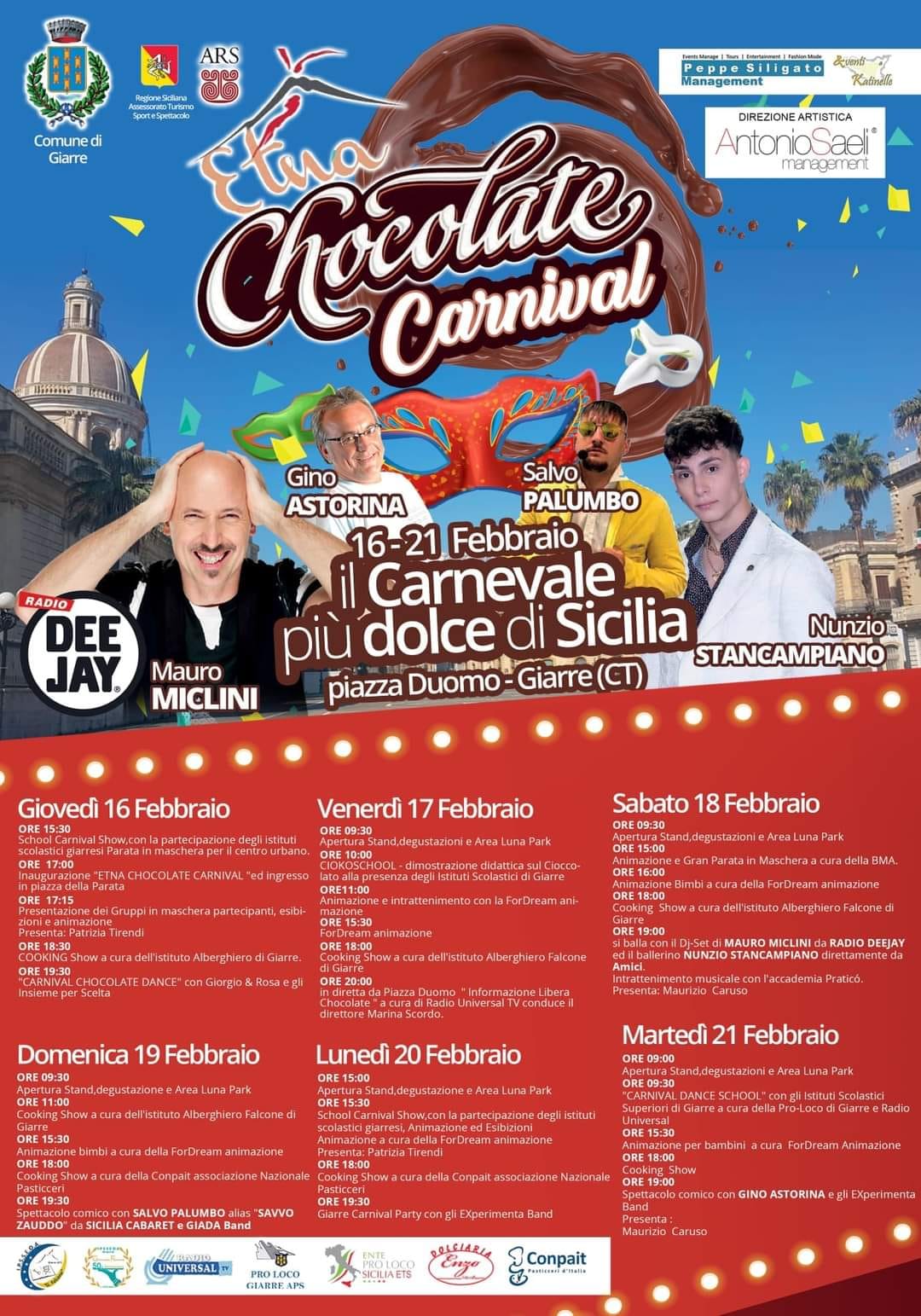 Pietro Praticรฒ Vocal Studio Live: Etna Chocolate Carnival