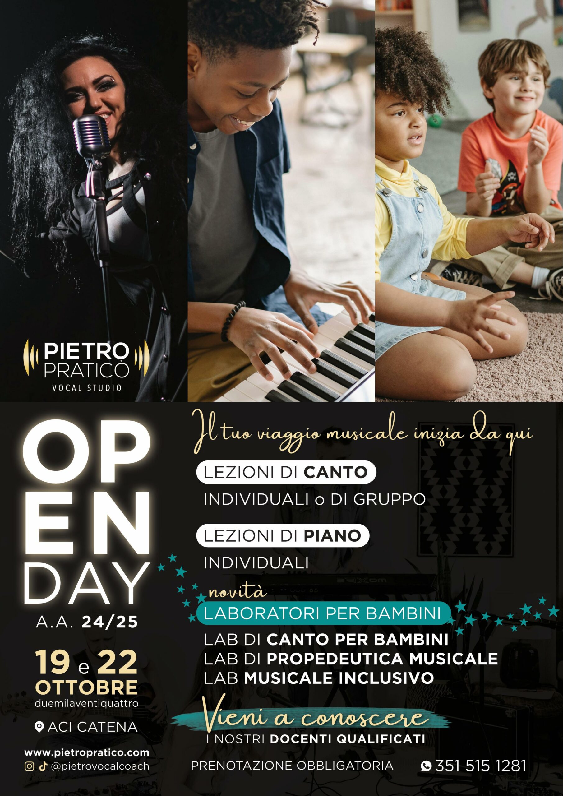 Lezioni di Canto – Open Day per tutte l’etร !